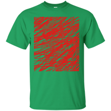 Load image into Gallery viewer, Red abstract art string T-Shirt T-Shirt